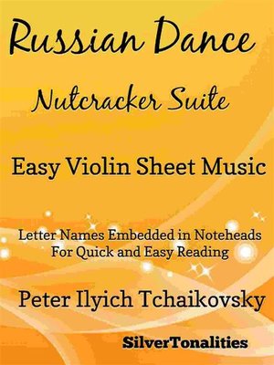 cover image of Russian Dance Nutcracker Suite Easy Violin Sheet Music